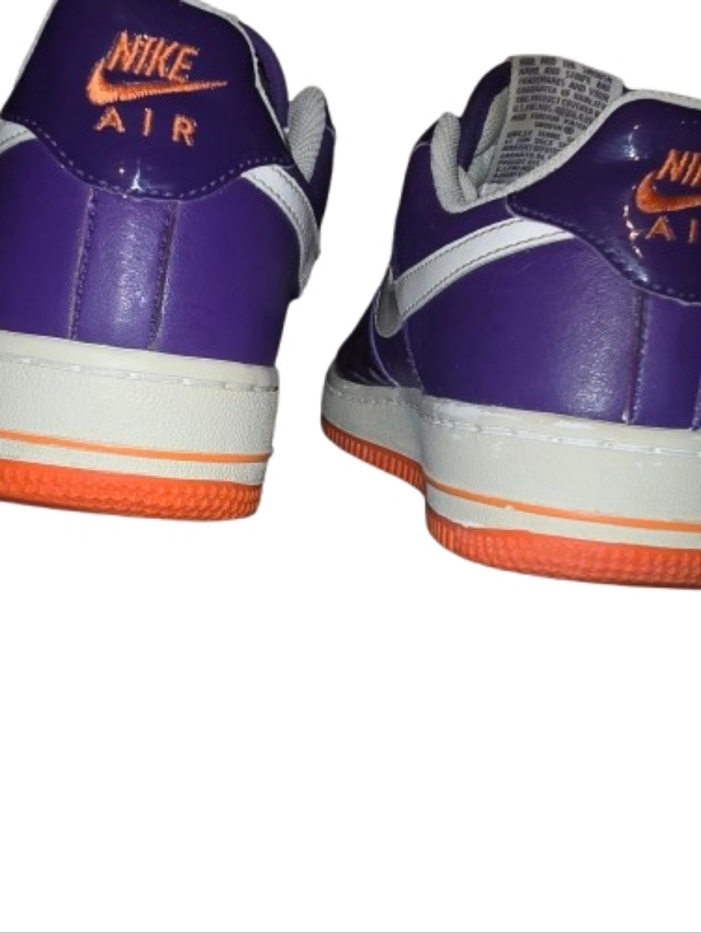 Nike Air Force 1 07 Club Purple Patent Leather Womens Size 7 2009 Rare 315115-51 - Picture 7 of 13